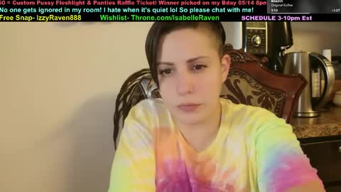 Snapshot of _isabelleraven chatting on April 28, 2026, 8:36 pm IsabelleRaven online show from April 28, 2026, 8:36 pm