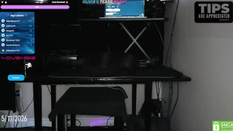 Olivia online show from May 17, 2026, 5:53 pm