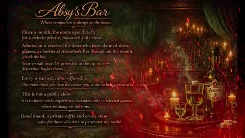 Snapshot of absinthee chatting on January 31, 2026, 8:18 pm absy online show from January 31, 2026, 8:18 pm