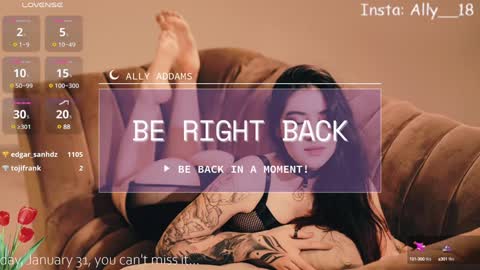 Ally  online show from January 25, 2025, 10:19 am