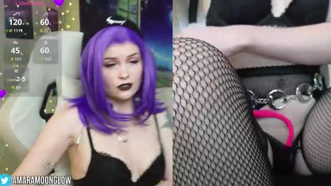 Snapshot of amaramoonglow chatting on February 21, 2026, 10:55 pm Amara online show from February 21, 2026, 10:55 pm