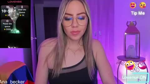 Snapshot of ana_becker1 chatting on June 18, 2026, 9:14 am Ana online show from June 18, 2026, 9:14 am