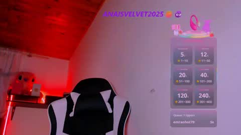 anaisvelvet2025 online show from September 28, 2025, 3:56 am