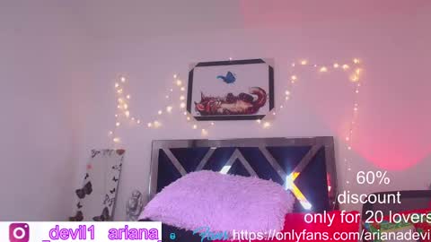 ariana devil online show from February 19, 2025, 7:05 pm