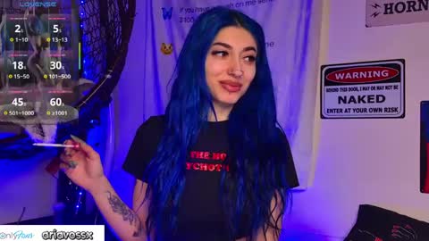 Snapshot of ariavossx chatting on April 19, 2026, 8:33 pm Aria online show from April 19, 2026, 8:33 pm