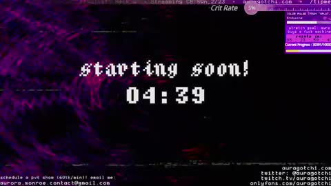 Aurora  Aura online show from February 23, 2025, 5:01 am