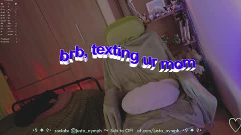  Im Nym  Justa nymph on twitter and IG online show from May 19, 2026, 1:56 am