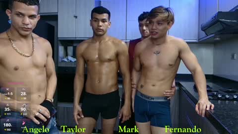 Snapshot of boysgang_sex chatting on December 31, 2024, 2:47 pm Angelo Mark Fernando Taylor online show from December 31, 2024, 2:47 pm