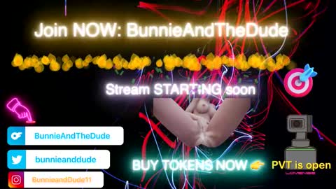 BUNNIE and THE DUDE TheLebowskis online show from November 9, 2025, 3:38 am