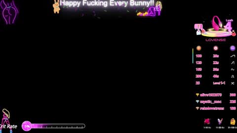 Tokki  bunny  online show from February 13, 2025, 1:08 am