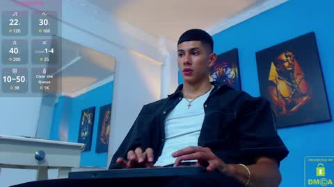 Snapshot of calavalerio chatting on January 27, 2025, 7:46 pm Valerio online show from January 27, 2025, 7:46 pm