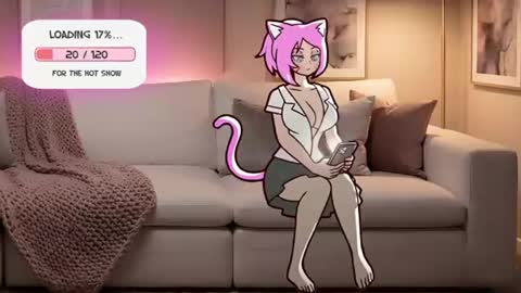 Snapshot of cat9irl chatting on June 28, 2026, 12:27 am Nicky online show from June 28, 2026, 12:27 am