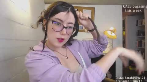 Snapshot of cherrybunny21 chatting on December 28, 2024, 11:37 pm Sarah Prez online show from December 28, 2024, 11:37 pm