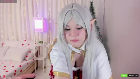 Snapshot of clairefaers chatting on December 22, 2024, 9:33 am Claire Faers online show from December 22, 2024, 9:33 am