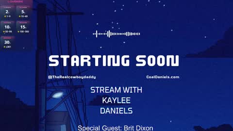 Snapshot of coaldaniels chatting on February 23, 2025, 4:50 am Coal Daniels online show from February 23, 2025, 4:50 am