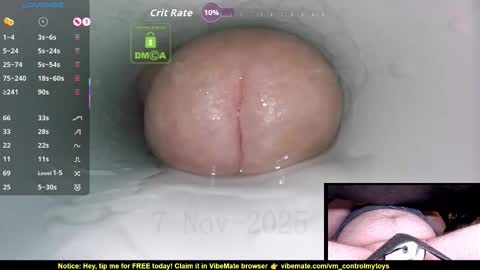 Snapshot of controlmytoys chatting on November 7, 2025, 9:48 pm Control online show from November 7, 2025, 9:48 pm