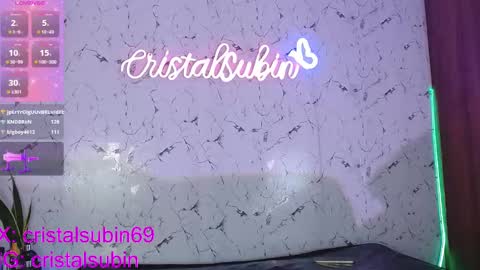 Snapshot of cristal_subin69 chatting on January 18, 2025, 9:24 pm STEFANYIG cristalsubin online show from January 18, 2025, 9:24 pm