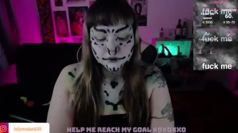Snapshot of destroyall420 chatting on June 26, 2026, 12:42 pm Lola Bdsm and fries online show from June 26, 2026, 12:42 pm
