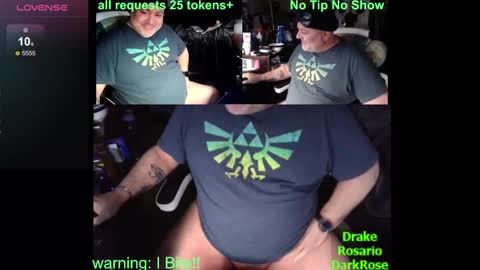 Drake D Vamp aka Drake DarkRose online show from January 13, 2025, 6:49 am