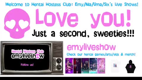 Snapshot of emyliveshow chatting on February 28, 2025, 9:15 am Hentai Hostess Club online show from February 28, 2025, 9:15 am