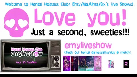 Snapshot of emyliveshow chatting on March 9, 2025, 4:05 am Hentai Hostess Club online show from March 9, 2025, 4:05 am