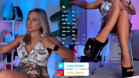 Snapshot of erika_kirman chatting on July 3, 2026, 11:38 am Erika online show from July 3, 2026, 11:38 am