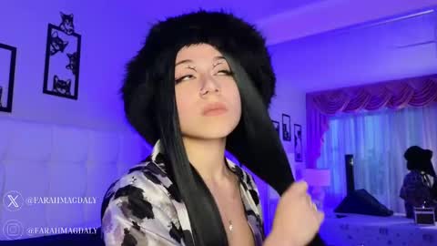 Snapshot of farahh_magdaly chatting on February 27, 2025, 3:05 pm Farah online show from February 27, 2025, 3:05 pm