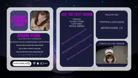 Lex Vive foxygamer cb online show from May 26, 2026, 1:23 am