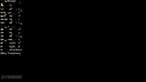 DEMONAELXX NEW ACCOUNT online show from October 22, 2025, 12:11 am