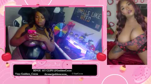 Snapshot of goddesscocoaa chatting on January 19, 2026, 7:23 am Goddess Cocoa online show from January 19, 2026, 7:23 am