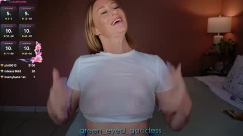 Green Eyed Goddess online show from May 28, 2026, 10:07 pm