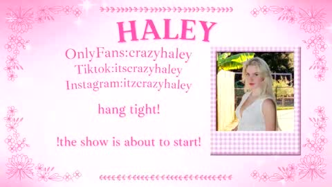 Snapshot of haleycrazy chatting on December 3, 2025, 4:38 pm Haley online show from December 3, 2025, 4:38 pm