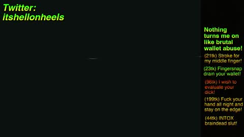 Snapshot of hell_on_heels_ chatting on December 27, 2024, 10:16 pm - show loyalty and subscribe -  online show from December 27, 2024, 10:16 pm