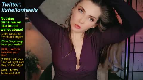 Snapshot of hell_on_heels_ chatting on February 23, 2025, 2:40 am - show loyalty and subscribe -  online show from February 23, 2025, 2:40 am