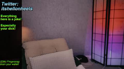 Snapshot of hell_on_heels_ chatting on March 8, 2025, 11:18 pm - show loyalty and subscribe -  online show from March 8, 2025, 11:18 pm