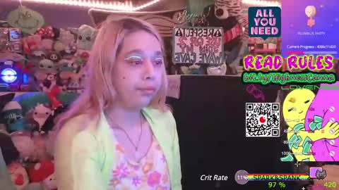 HiGHNESS CANNA online show from January 15, 2025, 1:12 am