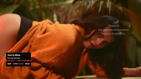 Snapshot of isabeyferrec chatting on March 12, 2025, 9:45 pm ISABEY online show from March 12, 2025, 9:45 pm