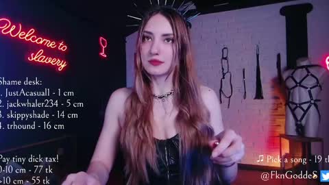 Snapshot of jane_goddes chatting on April 19, 2026, 8:00 pm Rude and greedy bitch Professor of Micropenisology online show from April 19, 2026, 8:00 pm