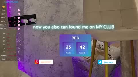 Snapshot of jane_meys chatting on January 7, 2025, 11:05 am your kitty JANE roawww online show from January 7, 2025, 11:05 am