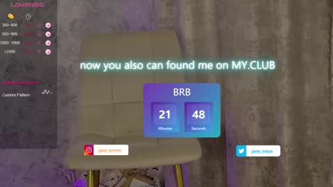 Snapshot of jane_meys chatting on January 14, 2025, 8:09 am your kitty JANE roawww online show from January 14, 2025, 8:09 am