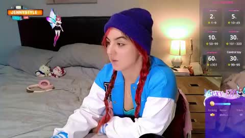 Snapshot of jenny_style chatting on January 12, 2025, 1:16 pm JennyStyle online show from January 12, 2025, 1:16 pm