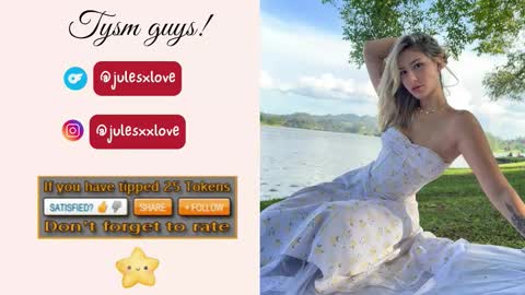 Snapshot of julesxdann chatting on October 2, 2025, 3:24 am Jules and Dann  Dont forget to give us thumps up online show from October 2, 2025, 3:24 am