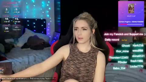 Snapshot of kimilee22 chatting on July 1, 2026, 3:45 pm Wolfs Girl online show from July 1, 2026, 3:45 pm