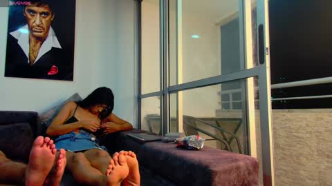 Snapshot of latin_couple77 chatting on December 13, 2024, 2:43 am Sara y Andy online show from December 13, 2024, 2:43 am