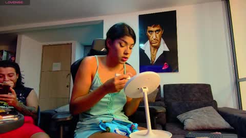 Snapshot of latin_couple77 chatting on February 25, 2025, 2:47 am Sara y Andy online show from February 25, 2025, 2:47 am