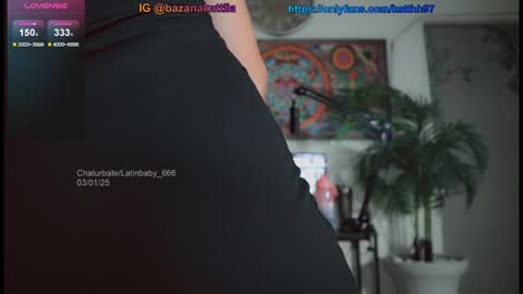Snapshot of latinbaby_666 chatting on January 3, 2025, 8:10 am Kattiia INSTAGRAM bazanakattiia If you like my show give me a like please I LOVE YOU online show from January 3, 2025, 8:10 am