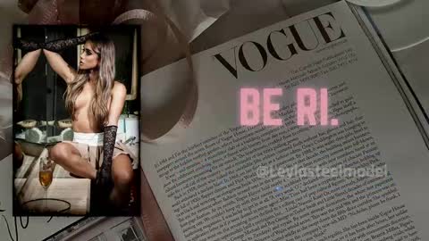 Snapshot of leyla_steel chatting on February 27, 2025, 11:20 am INSTA leylasteel model online show from February 27, 2025, 11:20 am