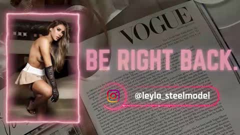 Snapshot of leyla_steel chatting on November 2, 2025, 9:06 pm INSTA leylasteel model online show from November 2, 2025, 9:06 pm