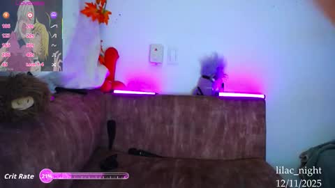 Snapshot of lilac_night chatting on November 12, 2025, 7:35 pm Jen online show from November 12, 2025, 7:35 pm