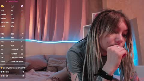 Snapshot of lisanelsona chatting on January 30, 2025, 6:24 am Hello our names are Kate and Alice this is our first day here. online show from January 30, 2025, 6:24 am